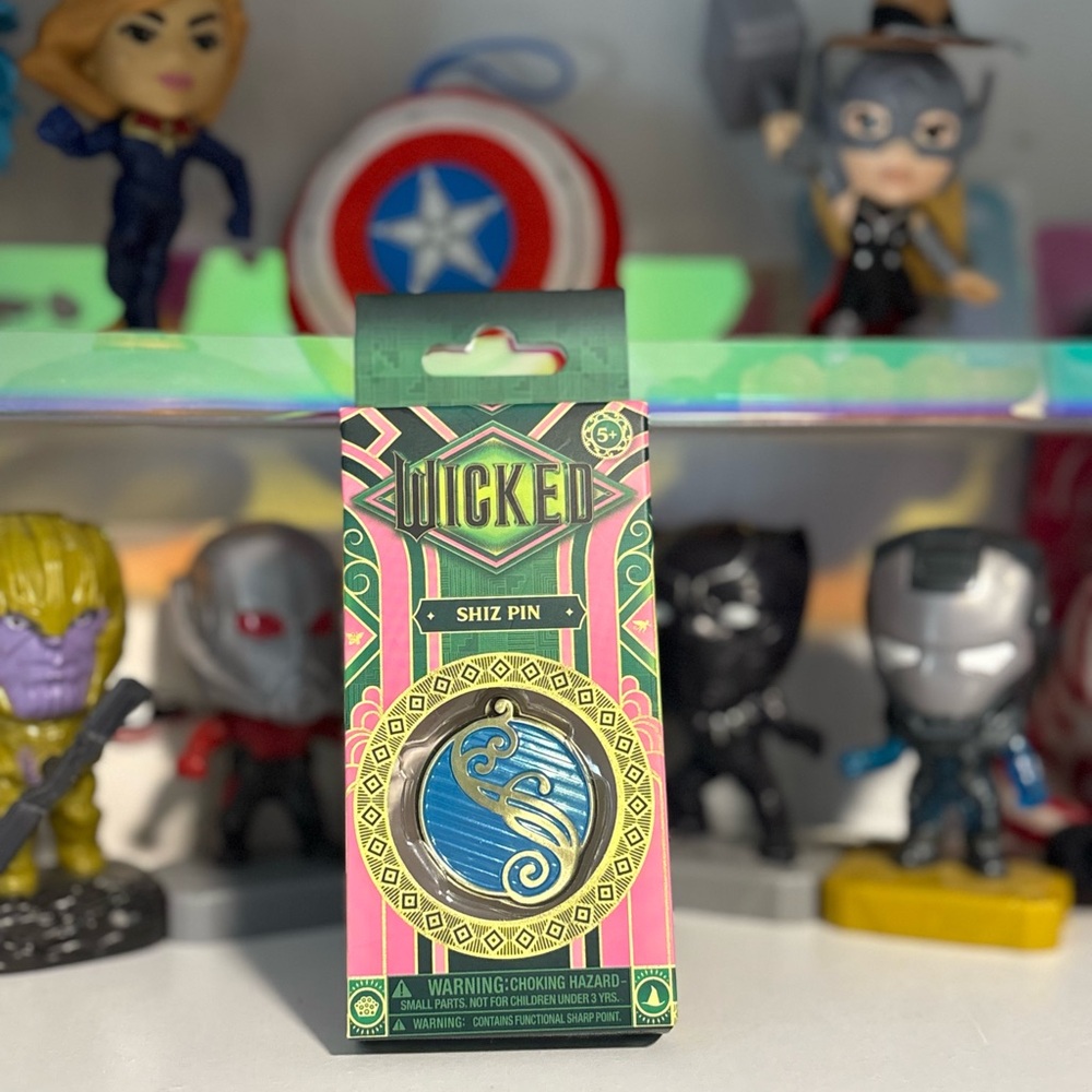 Wicked Shiz Pin - Blue and Gold